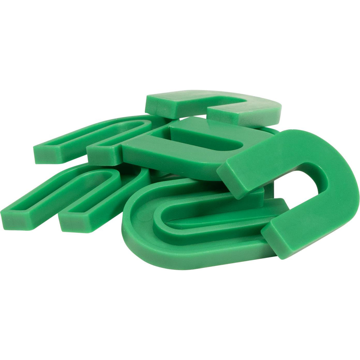 Green Barwalt 1/4 Inch Horseshoe Shim Tile Spacers