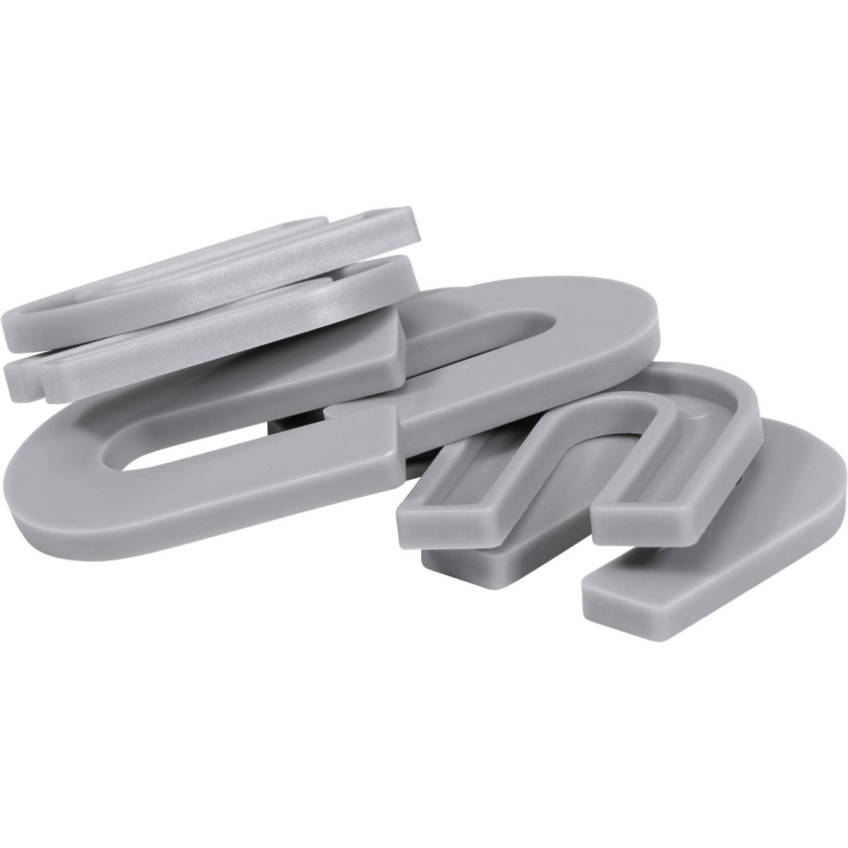 Gray Barwalt 3/16 Inch Horseshoe Shim Tile Spacers