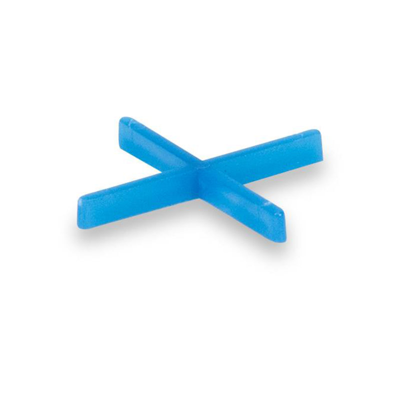 Blue barwalt cross Spacer on a white background
