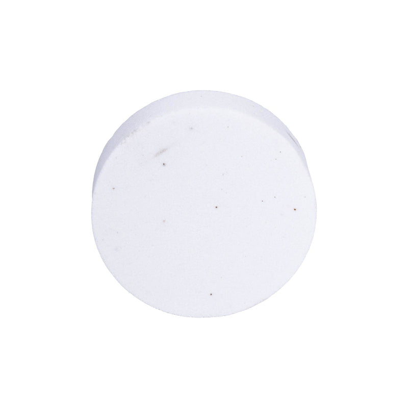 White Barwalt rub brick on a white background
