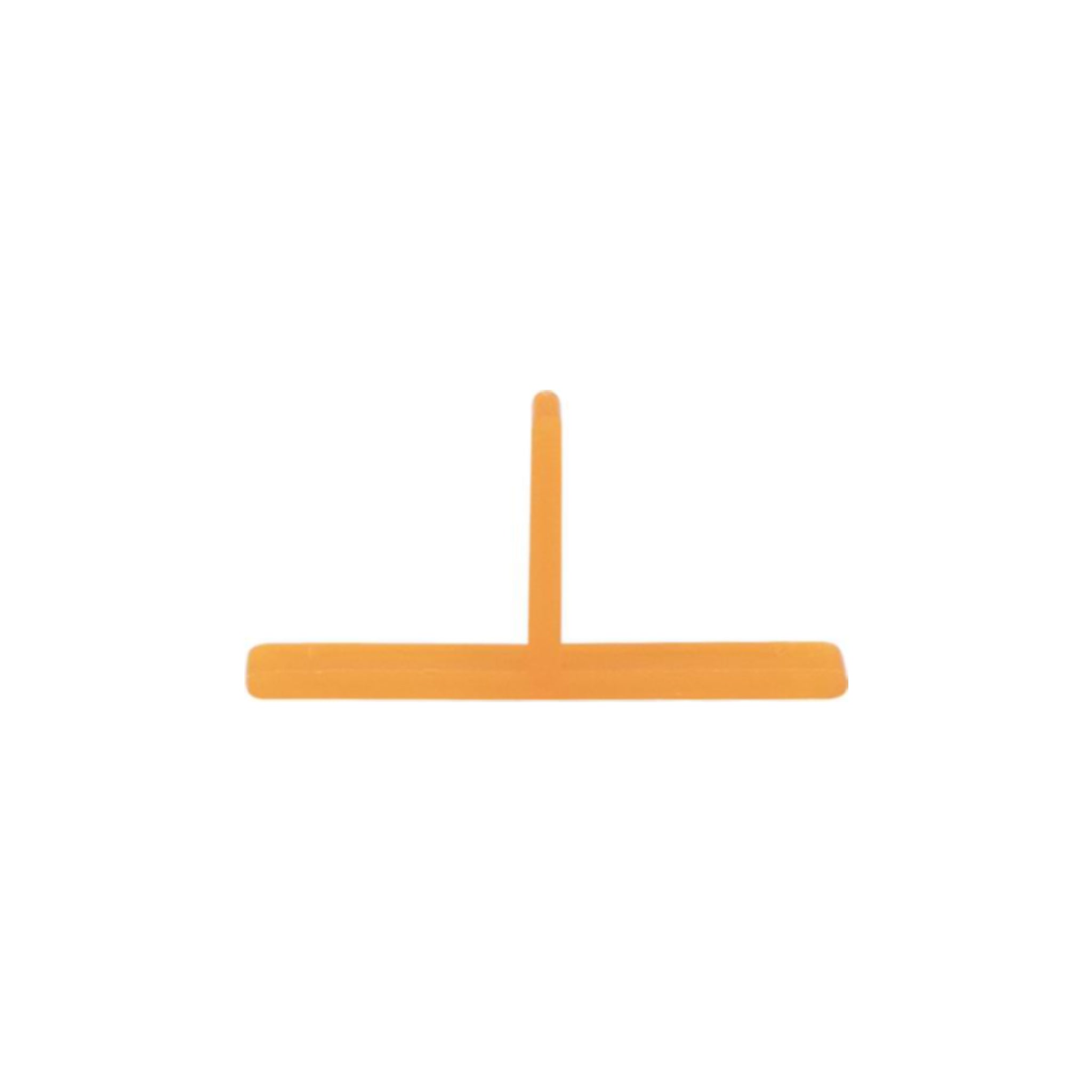 Orange barwalt T Spacer on a white background