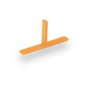 Orange barwalt T Spacer on a white background