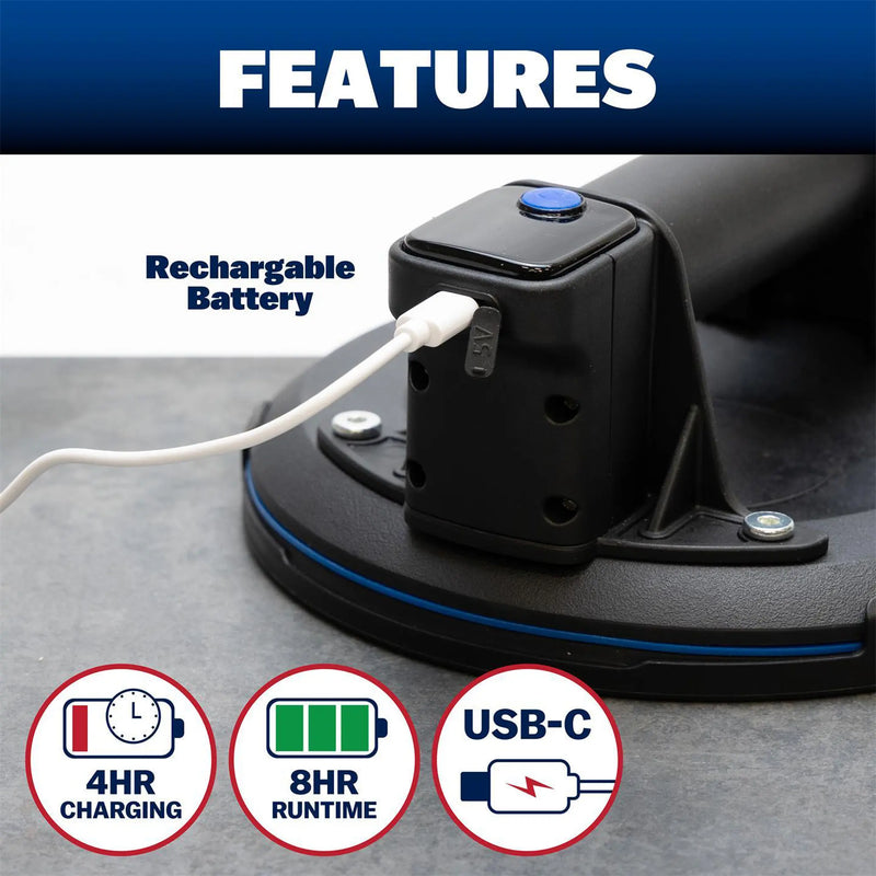 BARWALT V300E Battery Vacuum Suction Cup