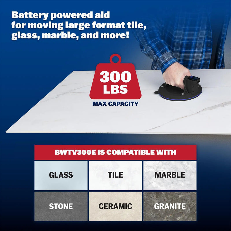 BARWALT V300E Battery Vacuum Suction Cup