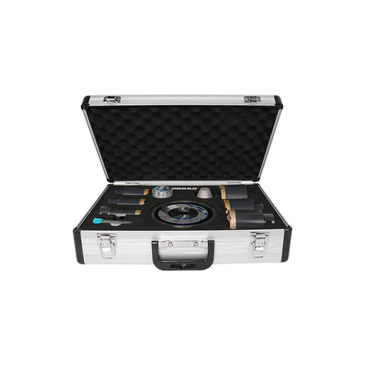 BIHUI 10 Piece Diamond Turbo Drill Set with Case