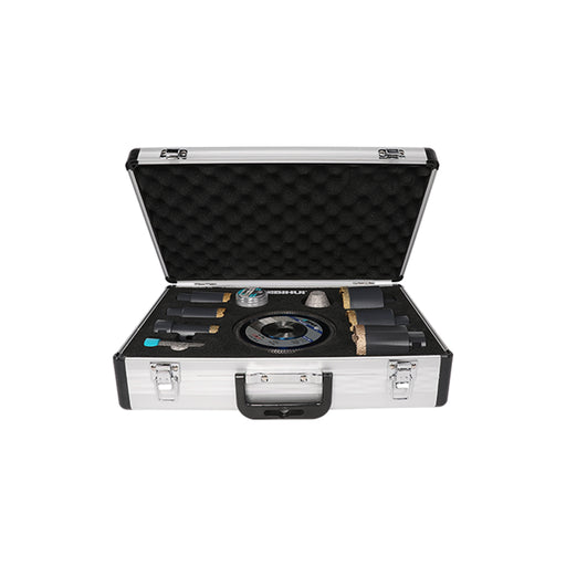 BIHUI 10 Piece diamond turbo drill bit set with case