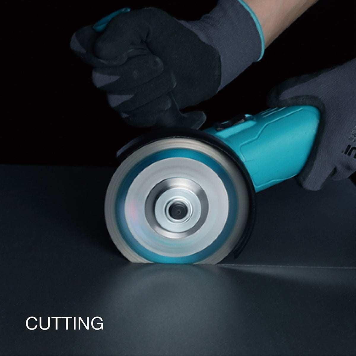 BIHUI 5 inch Variable Speed 1400W Angle Grinder Cutting Tile