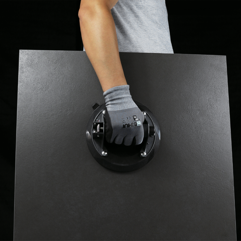 BIHUI 8" Vacuum Suction Cup for Rough Surfaces Action Shot