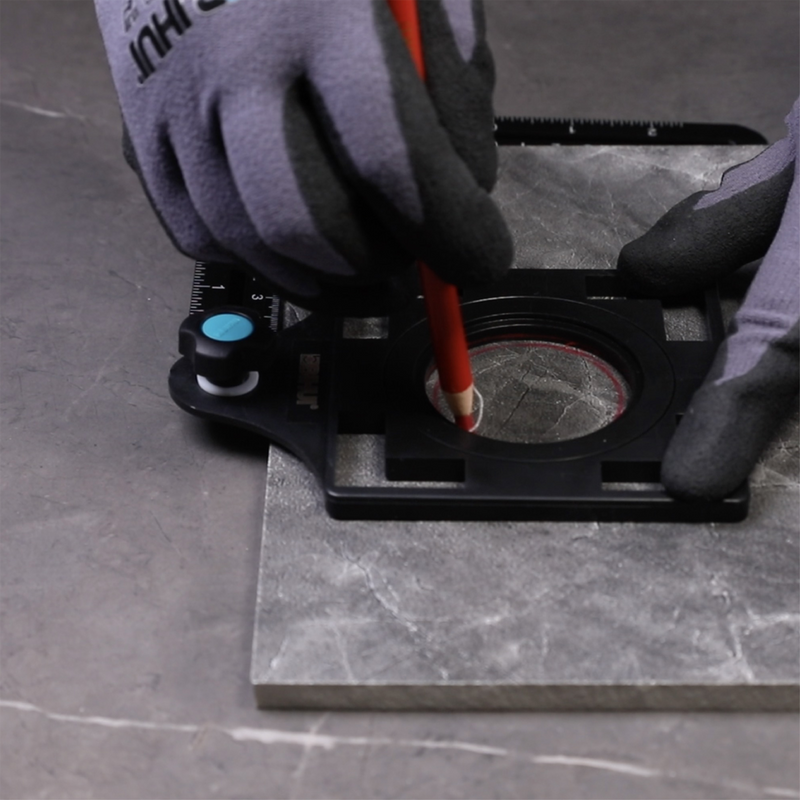BIHUI Multi-Functional Adjustable Tile Hole Locator Marking