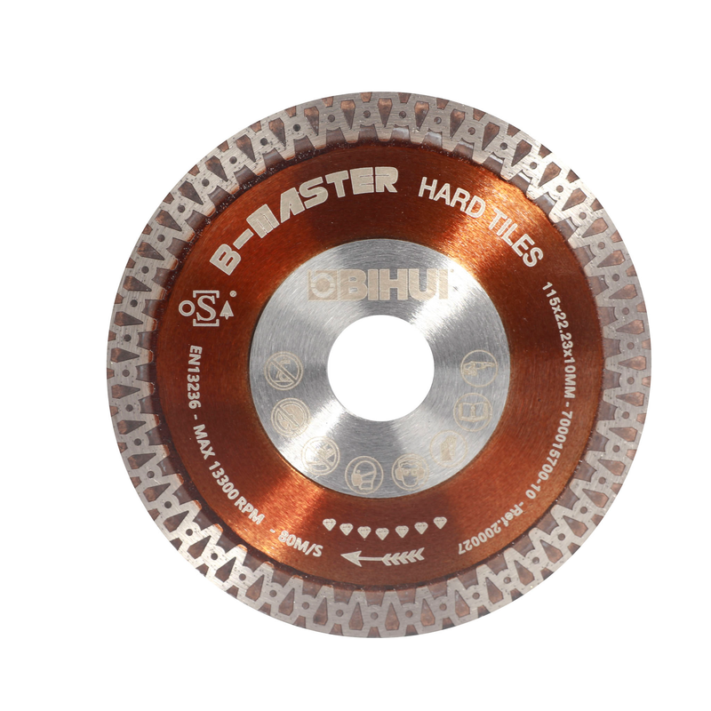 BIHUI B-Master Diamond Blade for Ceramic, Porcelain & Tile Back View