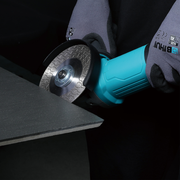 BIHUI 5" Diamond Edge Cutting & Grinding Blade for Hard Tiles Action Shot