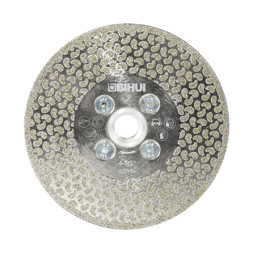 BIHUI Electroplated Diamond Blade for Cutting & Roughing Front View