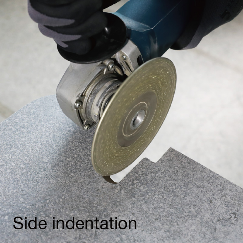BIHUI Electroplated Diamond Blade Side Indentation