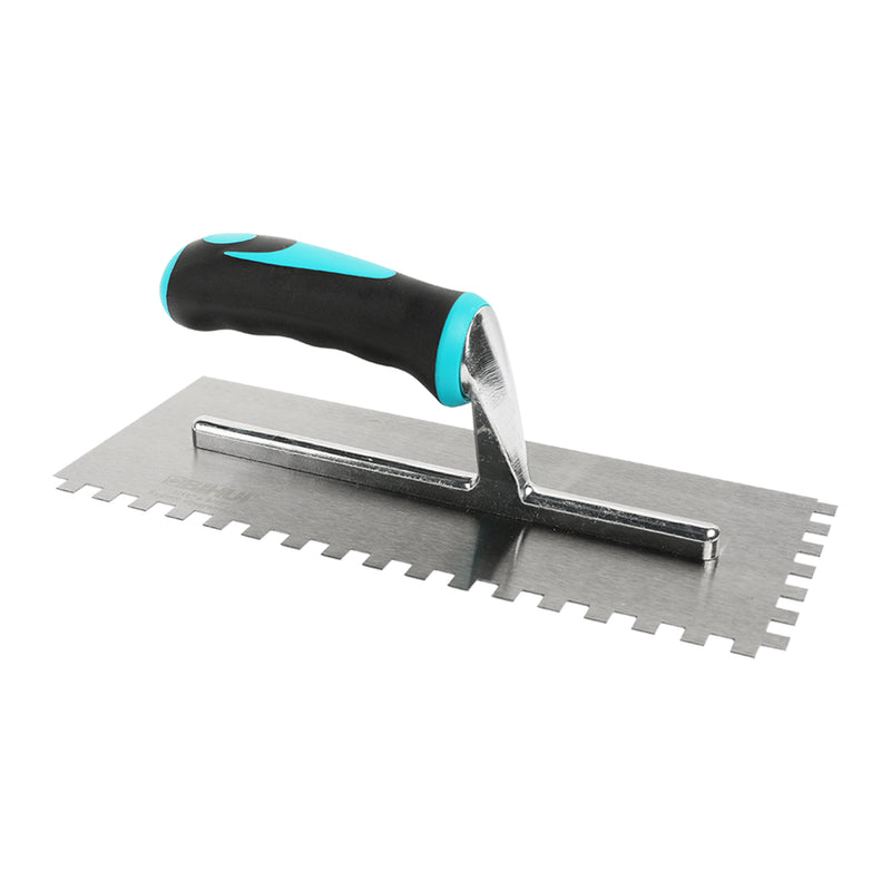 BIHUI Soft Grip 5/16 inch by 5/16 inch Notched Trowel