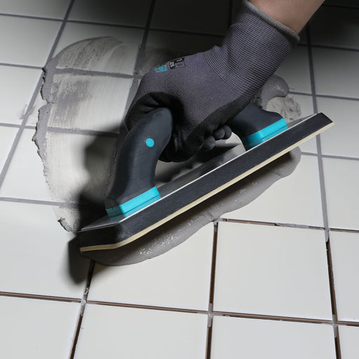 BIHUI Soft Grip Grout Float Grouting White Tile with Gray Grout