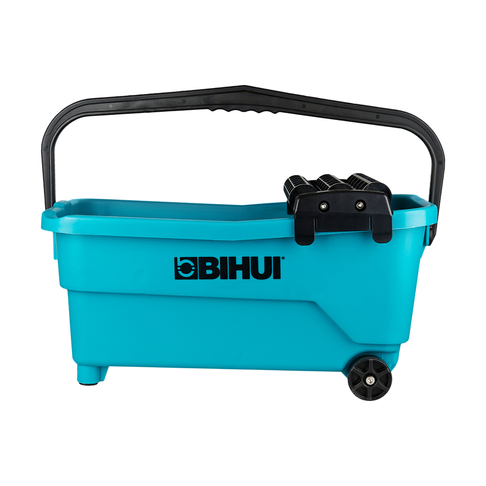 BIHUI 5-Gallon Tile Washing System with Tri-Roller & Sponge Floats