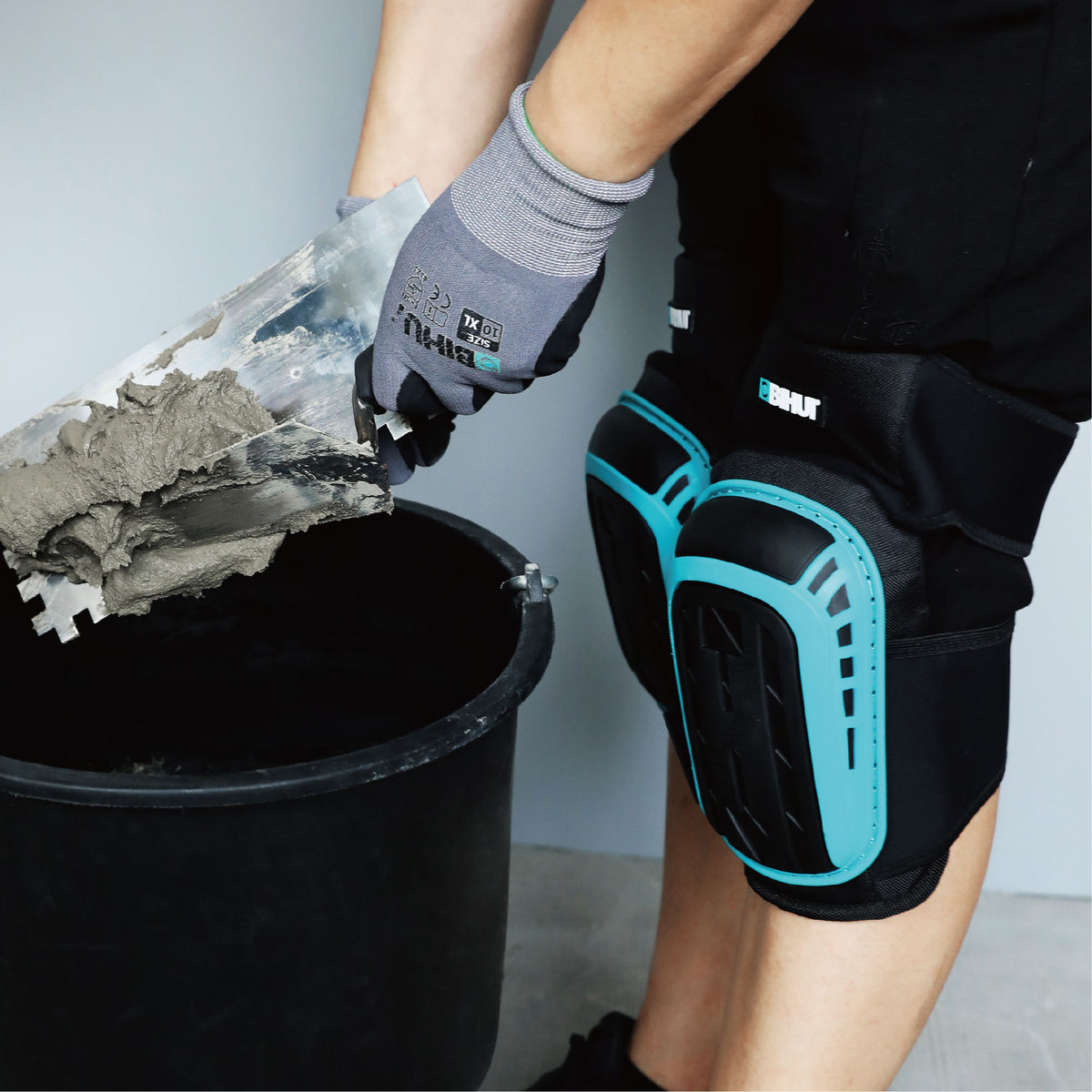 Person wearing BIHUI TPR Waterproof Knee Pads