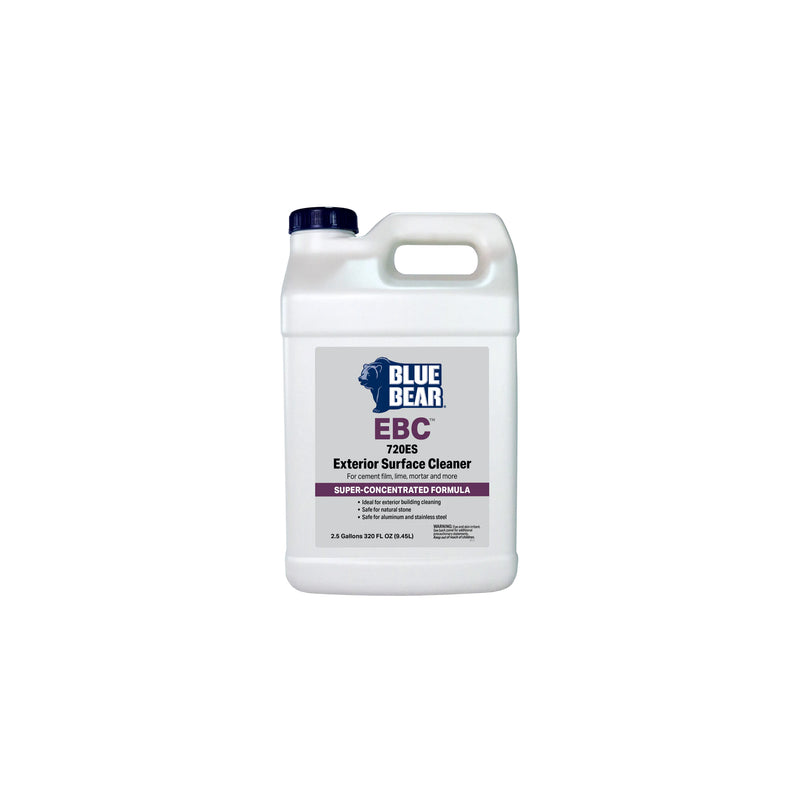 2.5 Gallon Jug of Blue Bear EBC 720ES Exterior Surface Cleaner