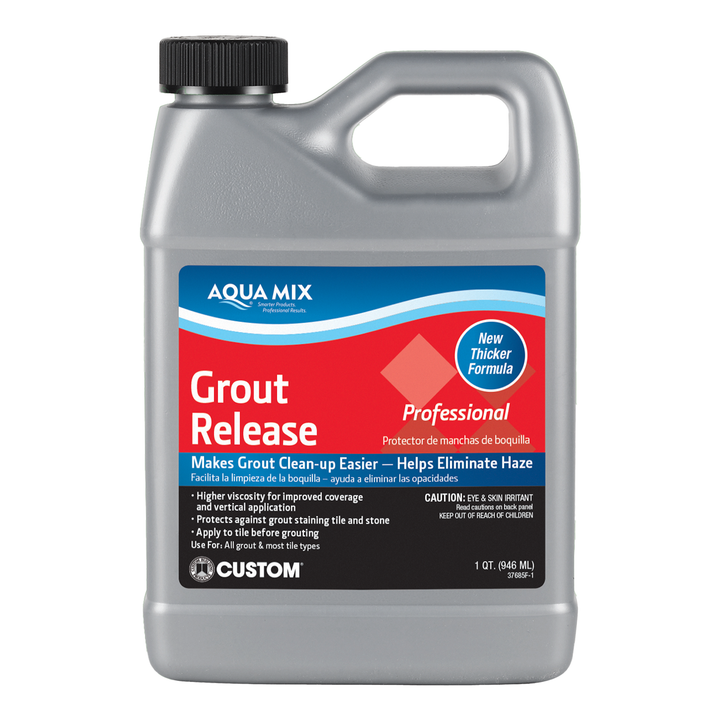 Aqua Mix® Grout Release – Temporary Grout Protector for Tile Surfaces
