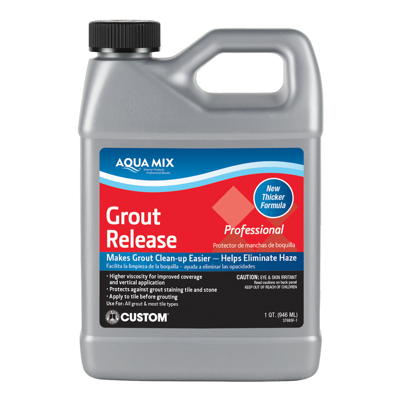 Aqua Mix® Grout Release – Temporary Grout Protector for Tile Surfaces