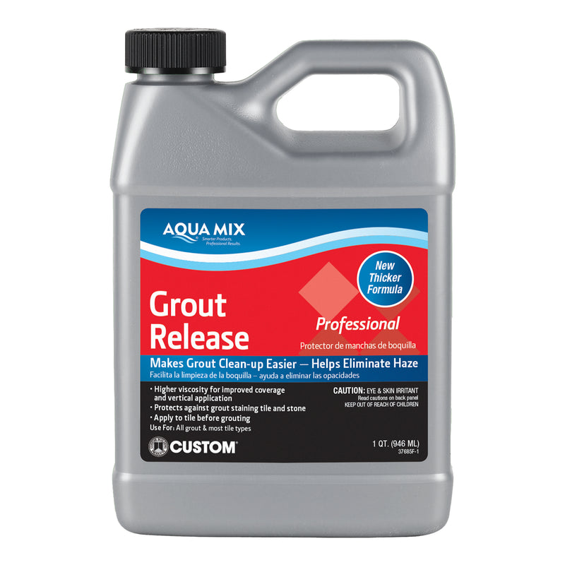 1 Quart Aqua Mix Grout Release container on a white background