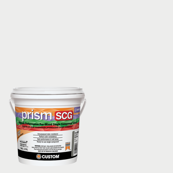 Prism SCG grout bucket on a ash background