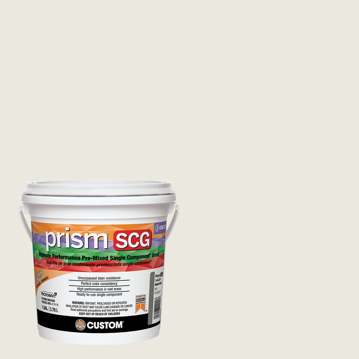 Prism SCG grout bucket on a bright white background
