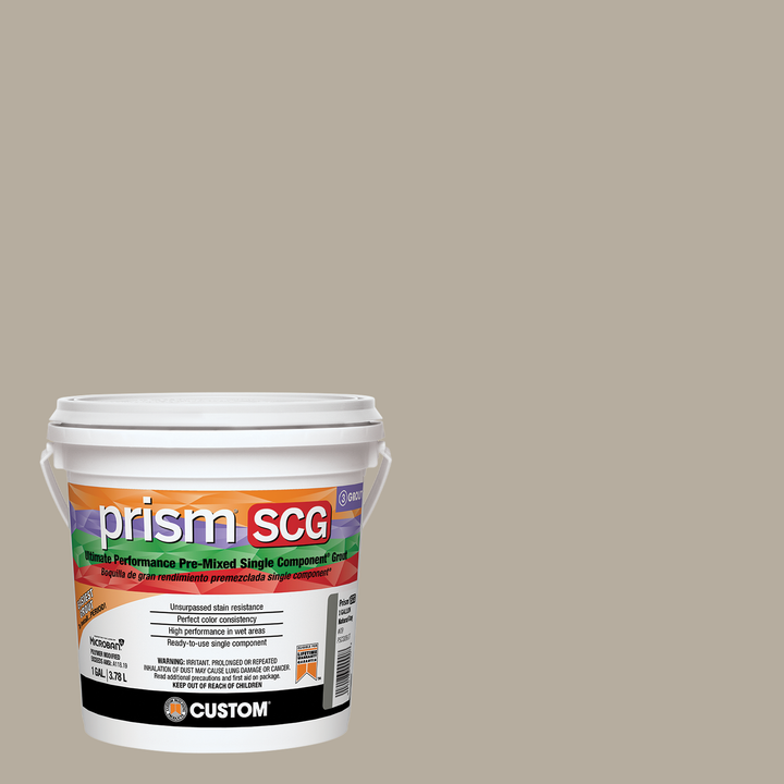 Prism SCG grout bucket on a oyster gray background