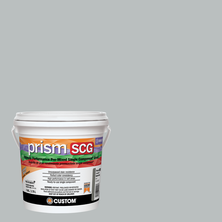 Prism SCG grout bucket on a platinum background