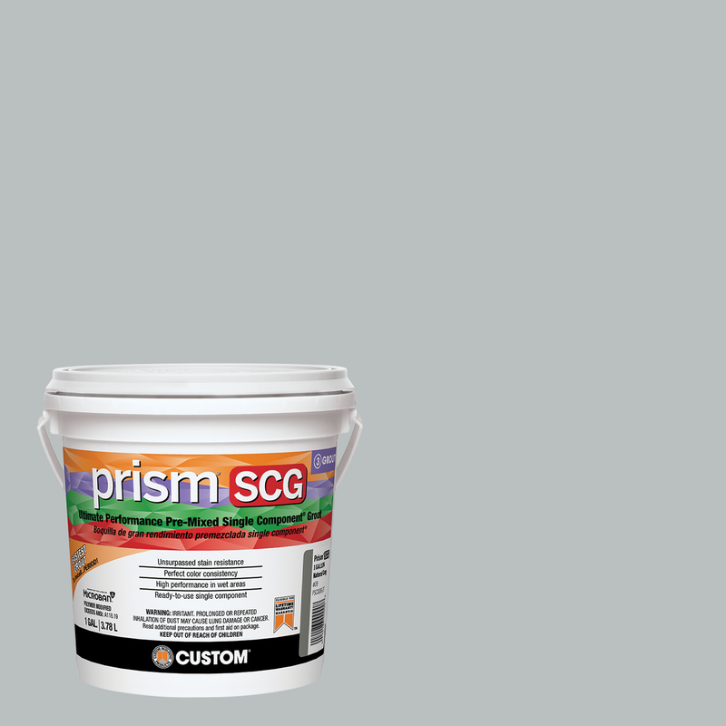 Prism SCG grout bucket on a platinum background