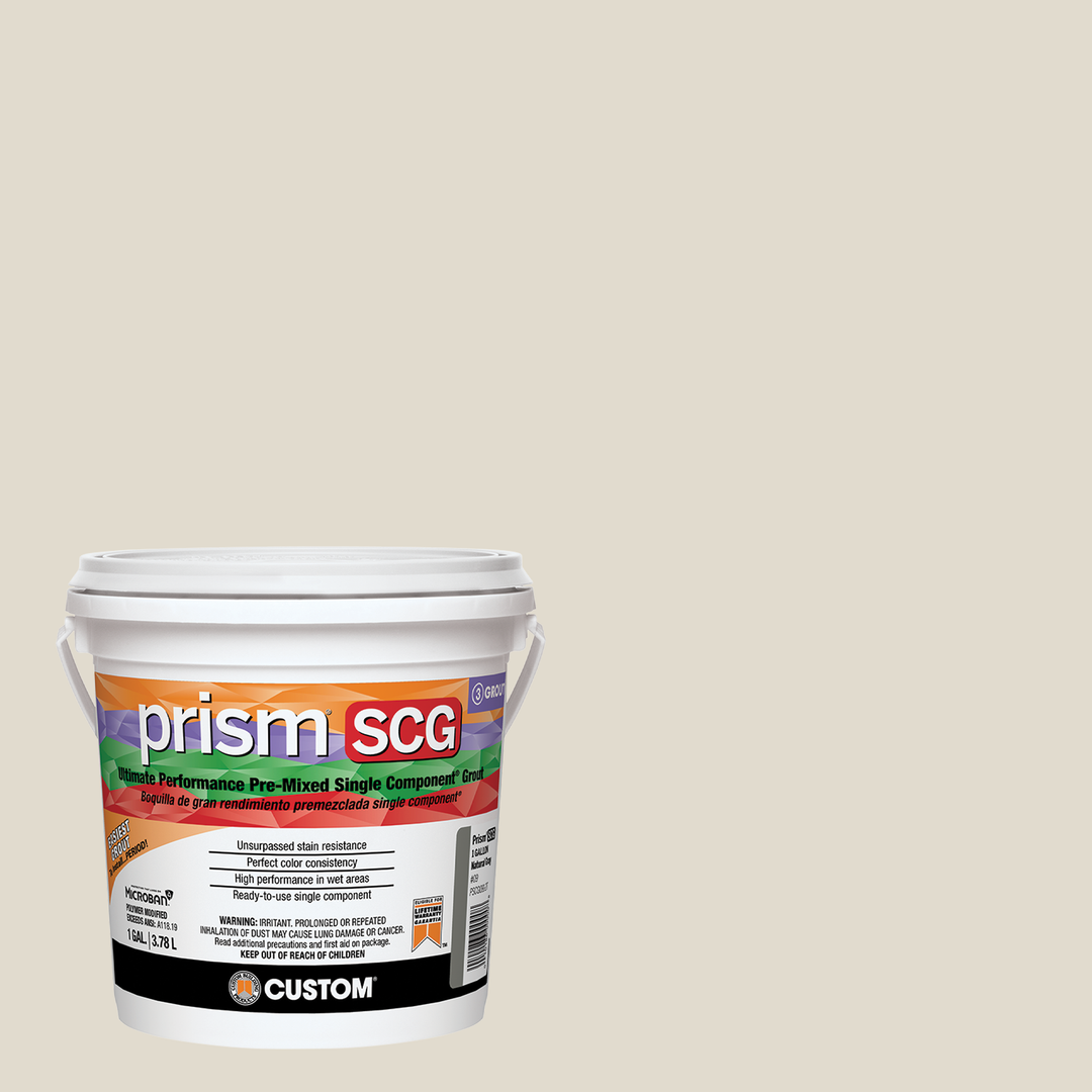 Prism SCG grout bucket on a snow white background