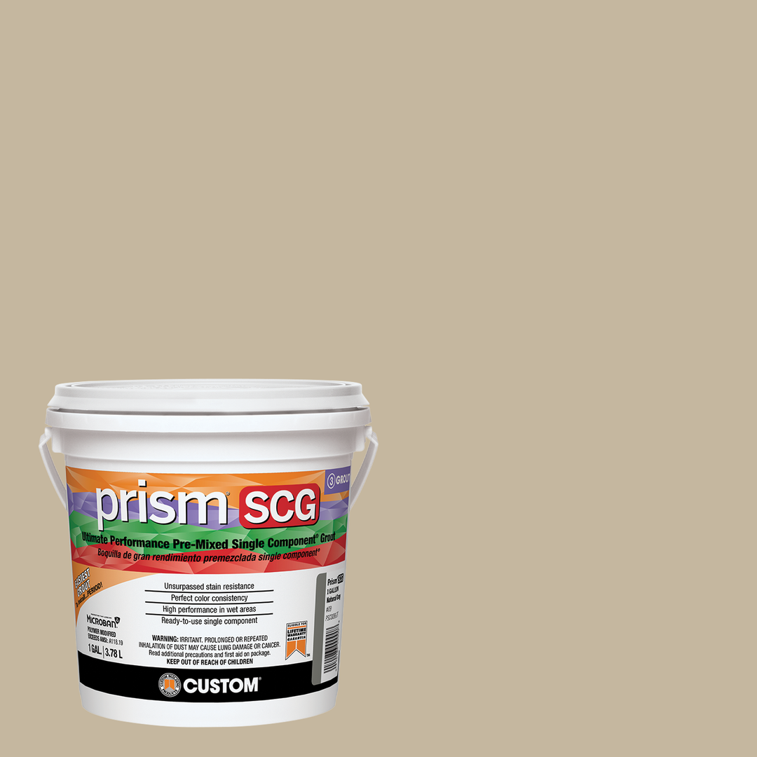 Prism SCG grout bucket on a urban putty background