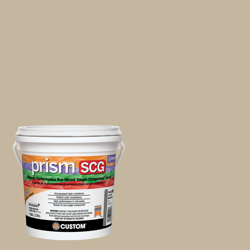 Prism SCG grout bucket on a urban putty background