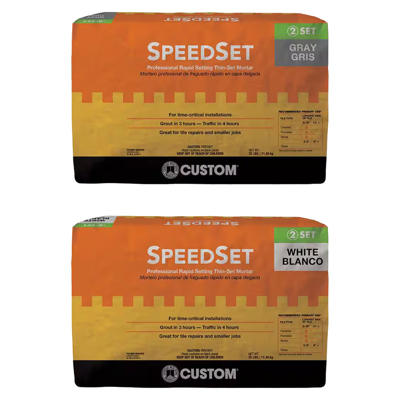 CUSTOM SpeedSet Fortified Thin-Set Mortar