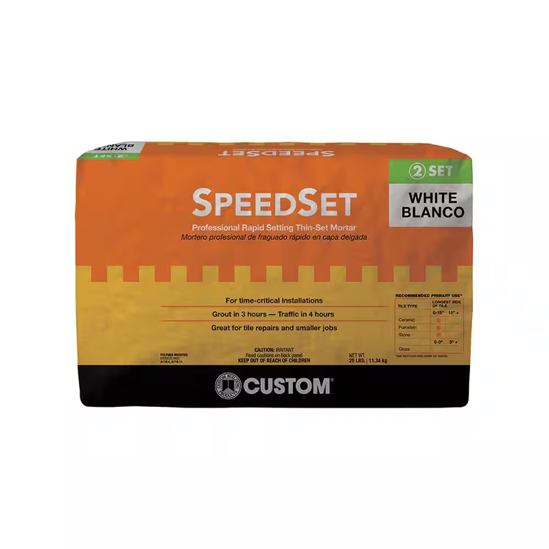 CUSTOM SpeedSet Fortified Thin-Set Mortar