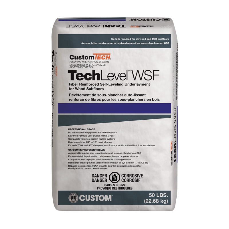 CUSTOM TechLevel WSF Fiber Reinforced Self-Leveling Underlayment