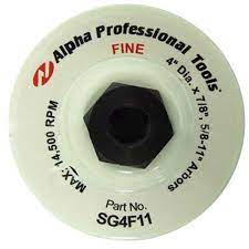 Alpha Professional Tools 4" Dry Diamond Grinding and Shaping Wheel (FINE) SG4F11