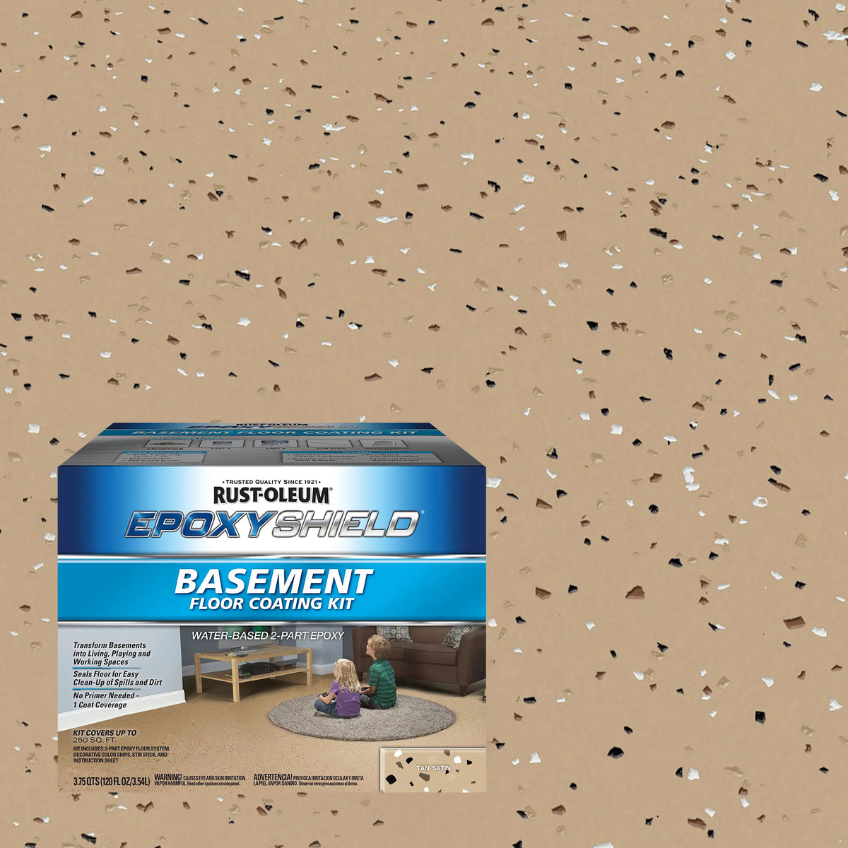 Rust-Oleum EpoxyShield Basement Floor Coating