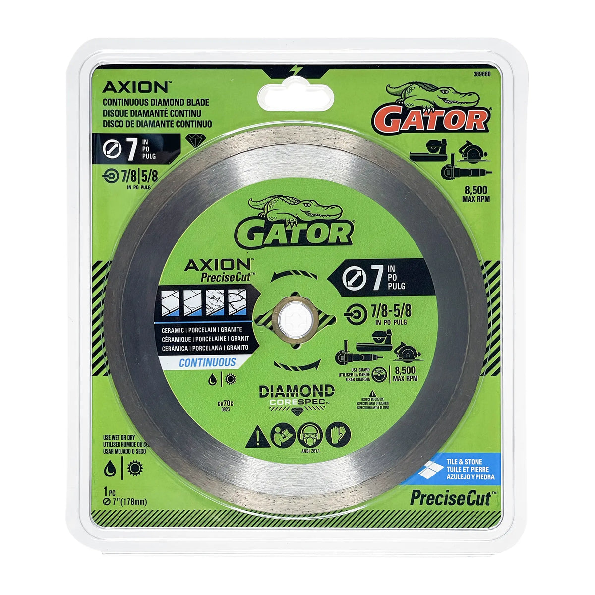 GATOR PreciseCut Continuous Rim Diamond Blades