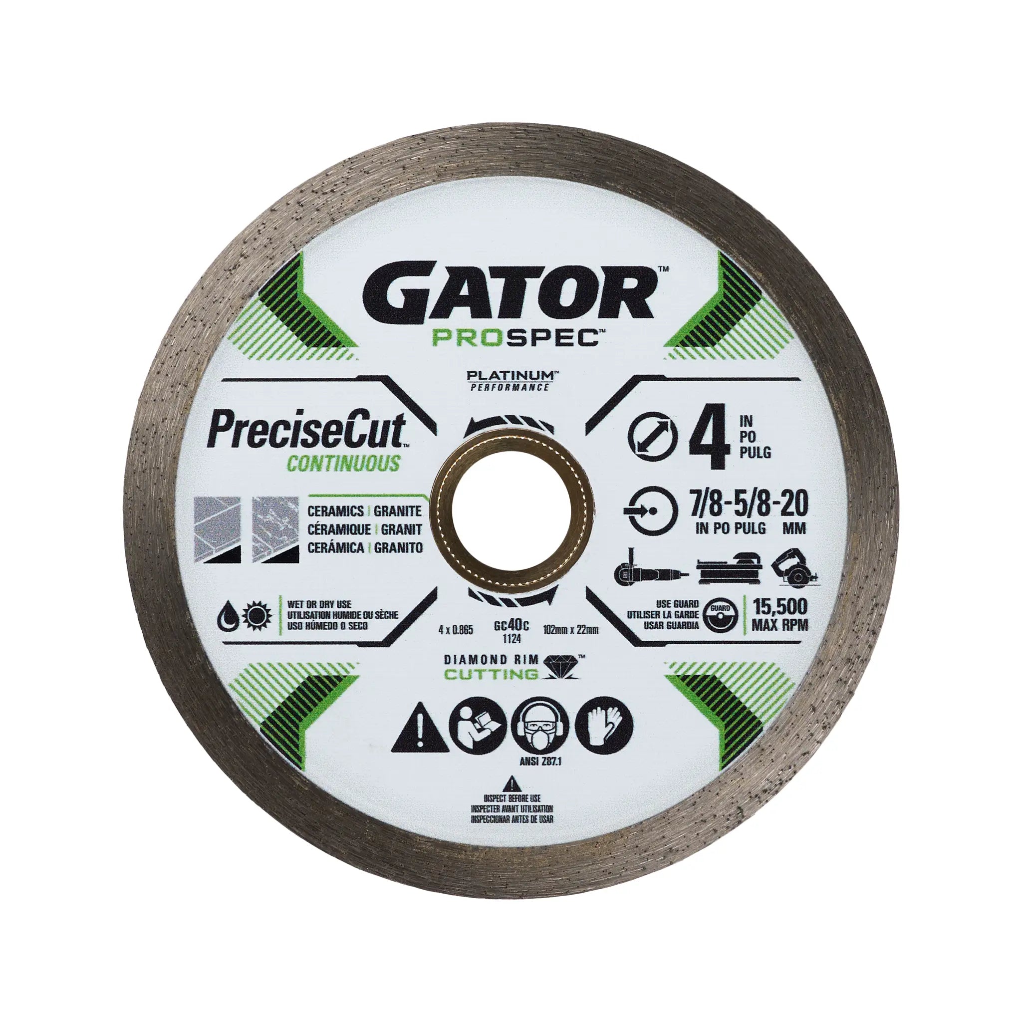 GATOR PROSPEC PreciseCut Continuous Rim Diamond Blades