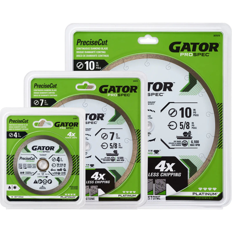 GATOR PROSPEC™ PreciseCut™ Continuous Rim Diamond Blade