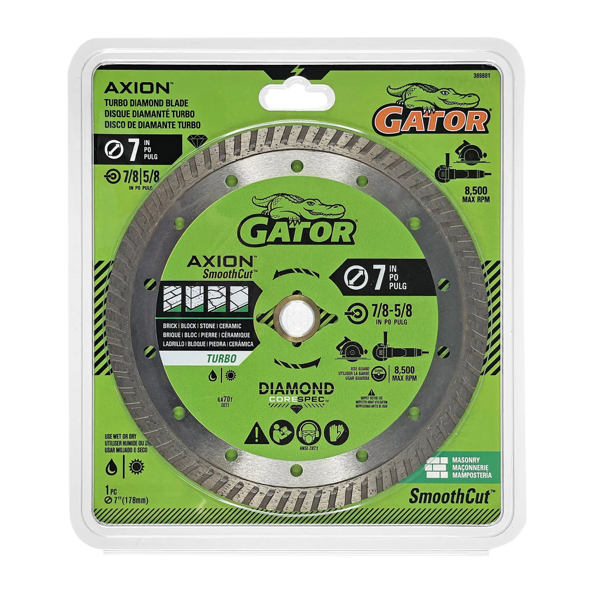 GATOR SmoothCut Turbo Rim Diamond Blades
