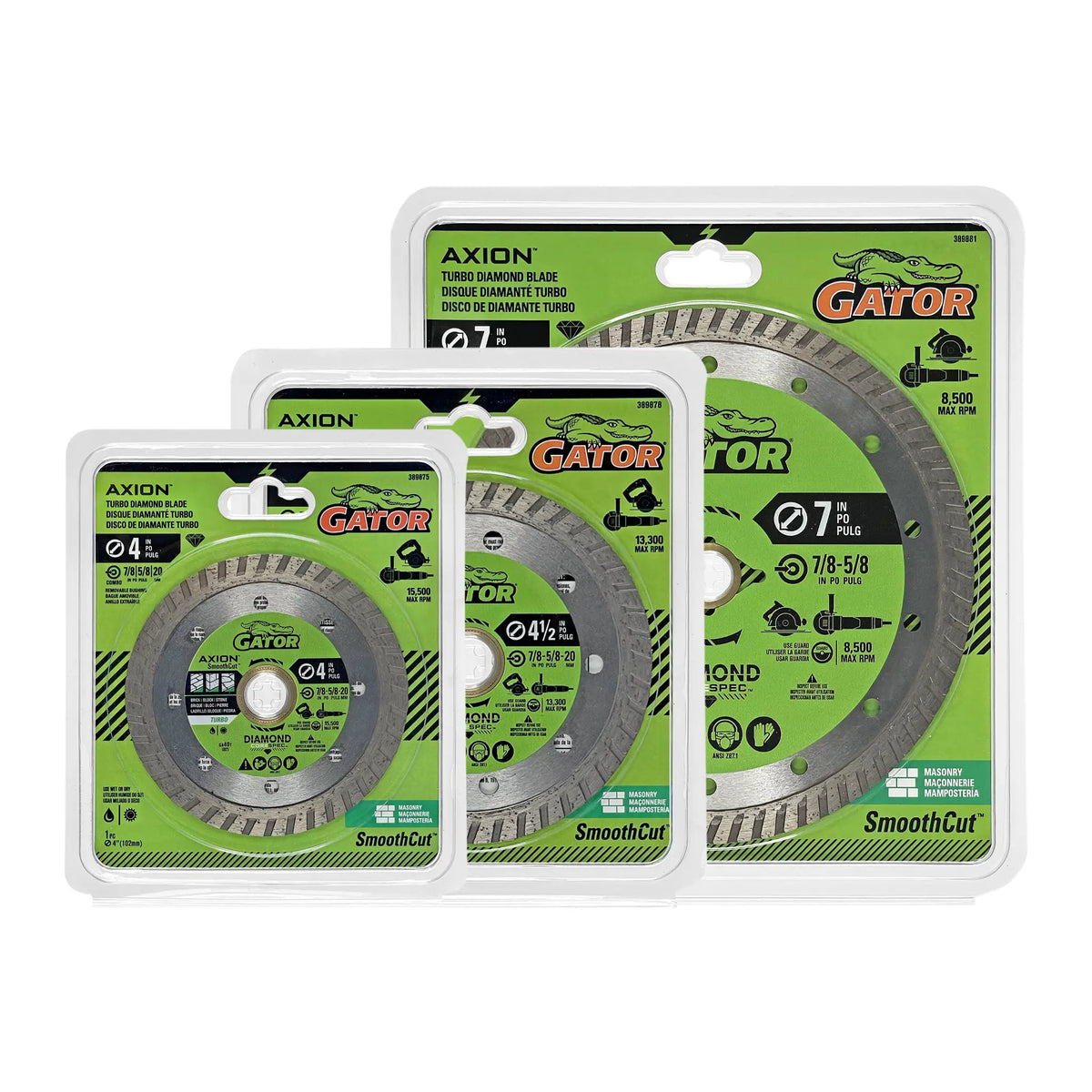 GATOR SmoothCut Turbo Rim Diamond Blades