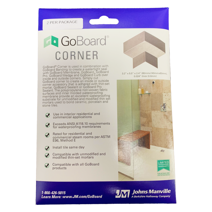 GoBoard 2-IN-1 Inside Outside Corners, 2-Pack