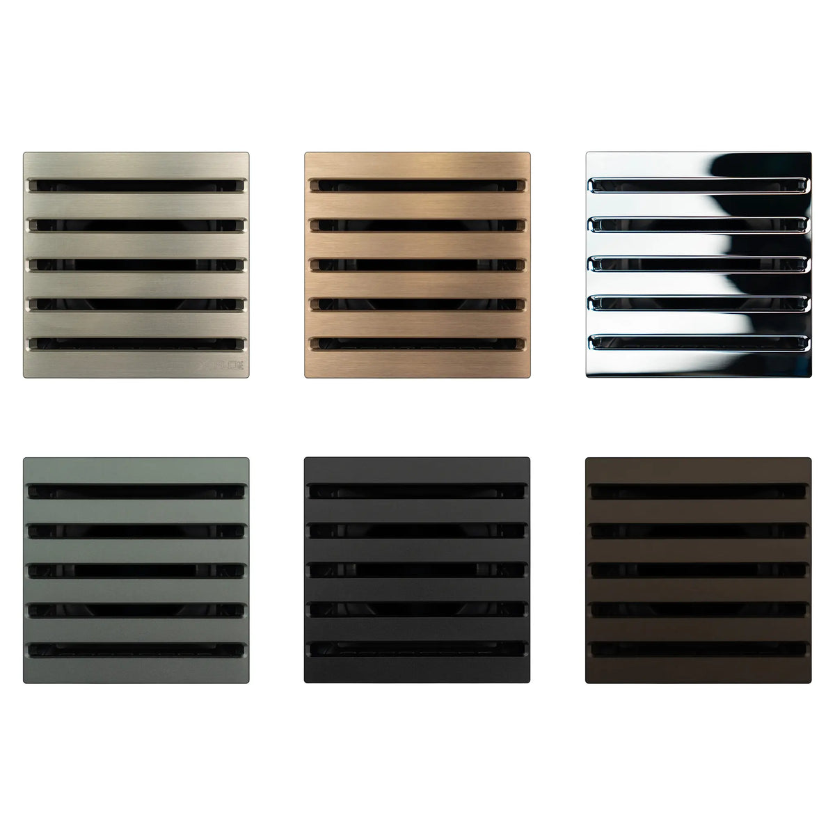 GoBoard FX Latitude 4" Square Shower Drain Grate