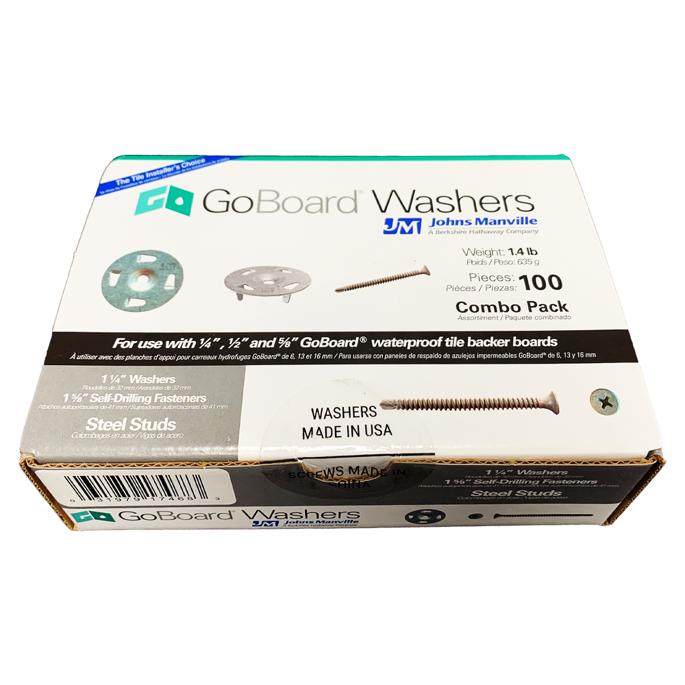 GoBoard Washers for Metal Studs