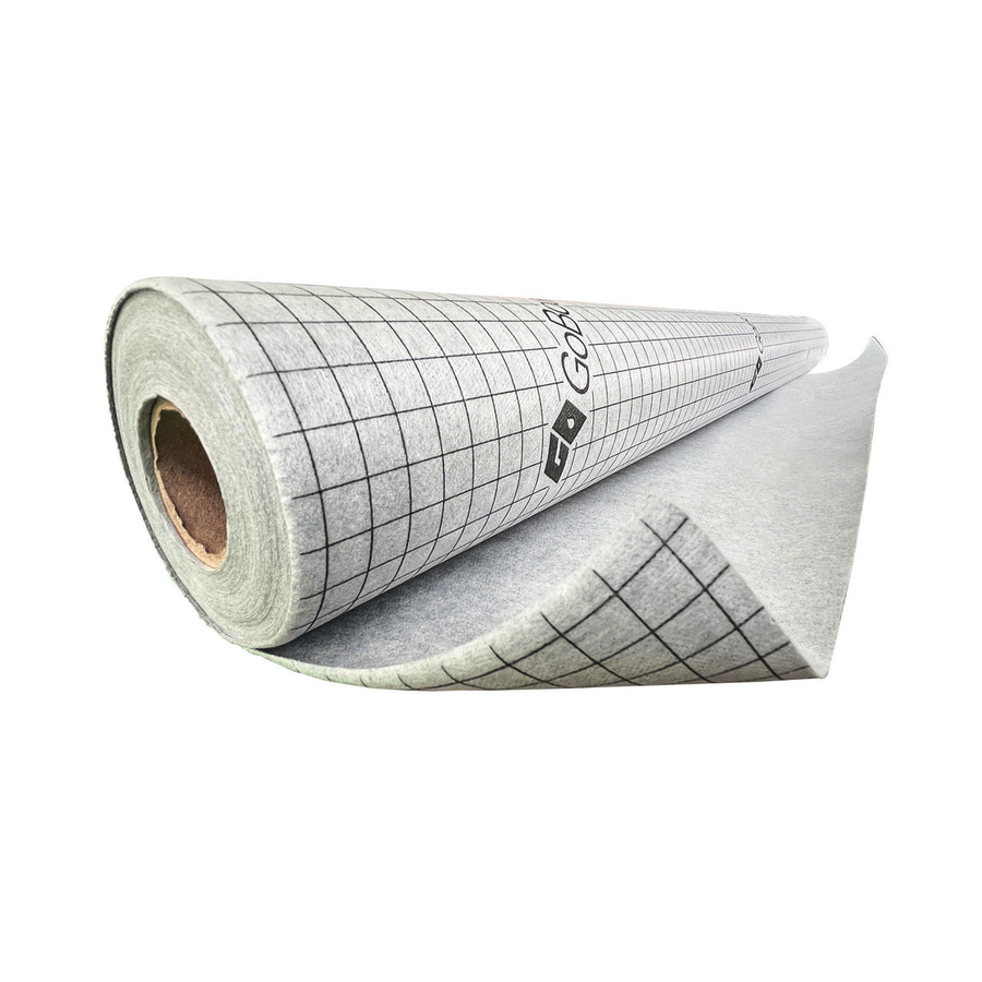 GoBoard Waterproofing & Crack Isolation Membrane, 108 Sq Ft (3'3" x 33')