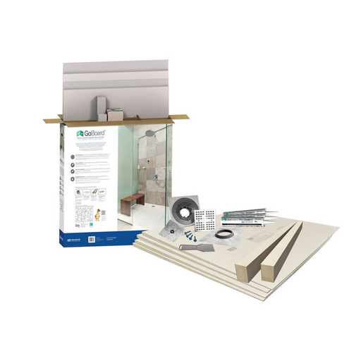 GoBoard Point Drain Shower System