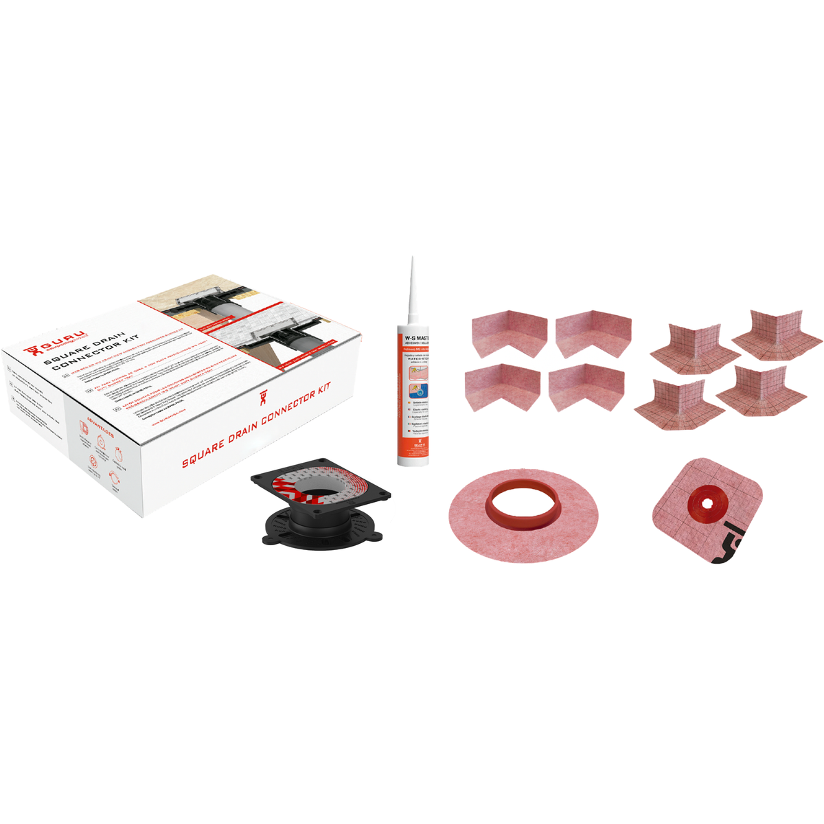 GURU ABS Linear Drain Connector Kit