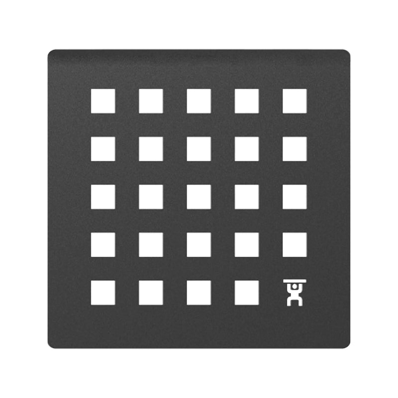 GURU EVO Grate 4" Square Drain